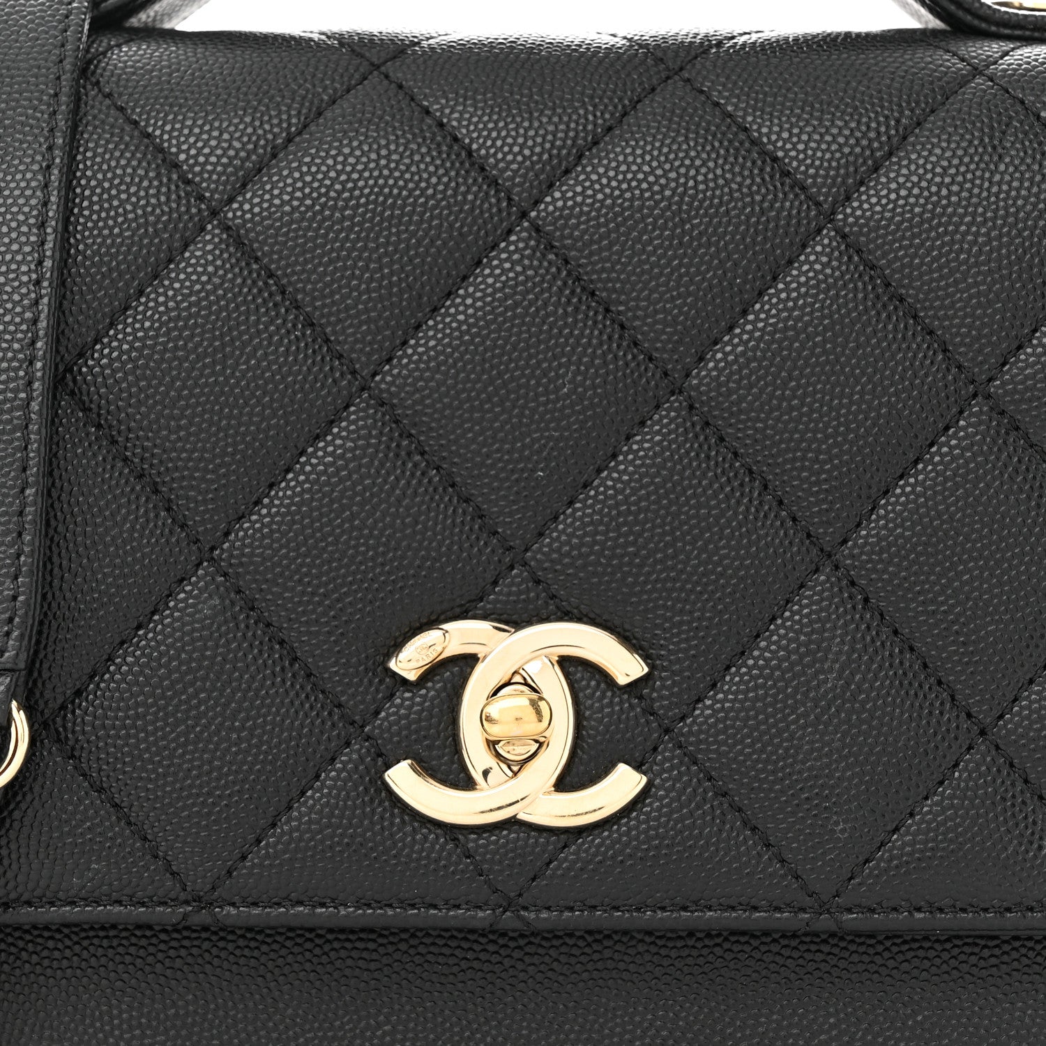 Chanel Caviar Quilted Medium Business Affinity Flap Black 8 of 12