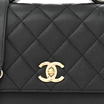 Chanel Caviar Quilted Medium Business Affinity Flap Black 8 of 12