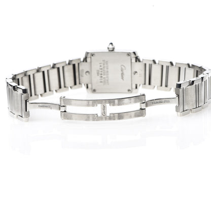 Cartier Stainless Steel 20mm Tank Francaise Quartz Watch 6 of 11