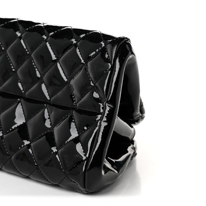 Chanel Patent Quilted Medium Just Mademoiselle Black 9 of 9
