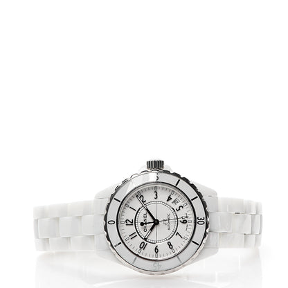 Chanel Stainless Steel Ceramic 38mm J12 Automatic Watch White 2 of 5