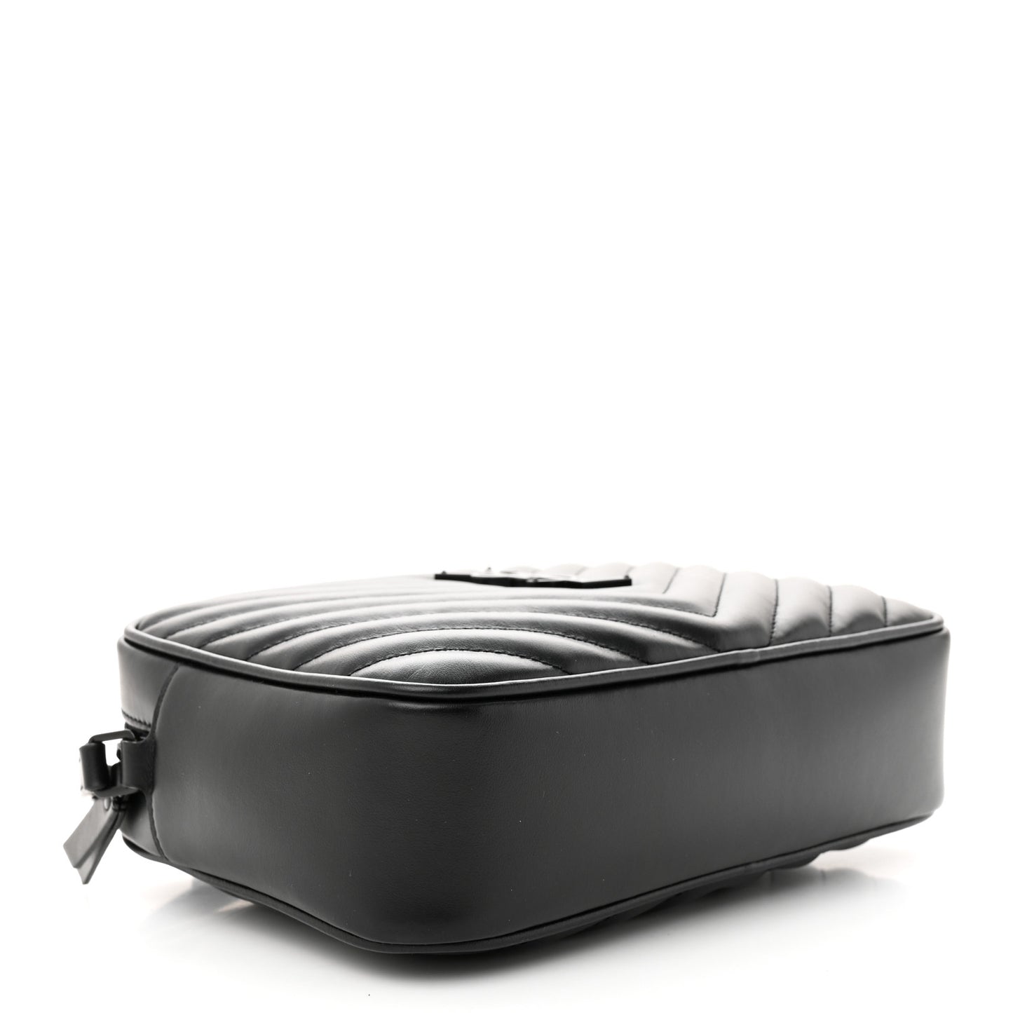 Calfskin Matelasse Monogram Monochrome Lou Camera Bag Black
