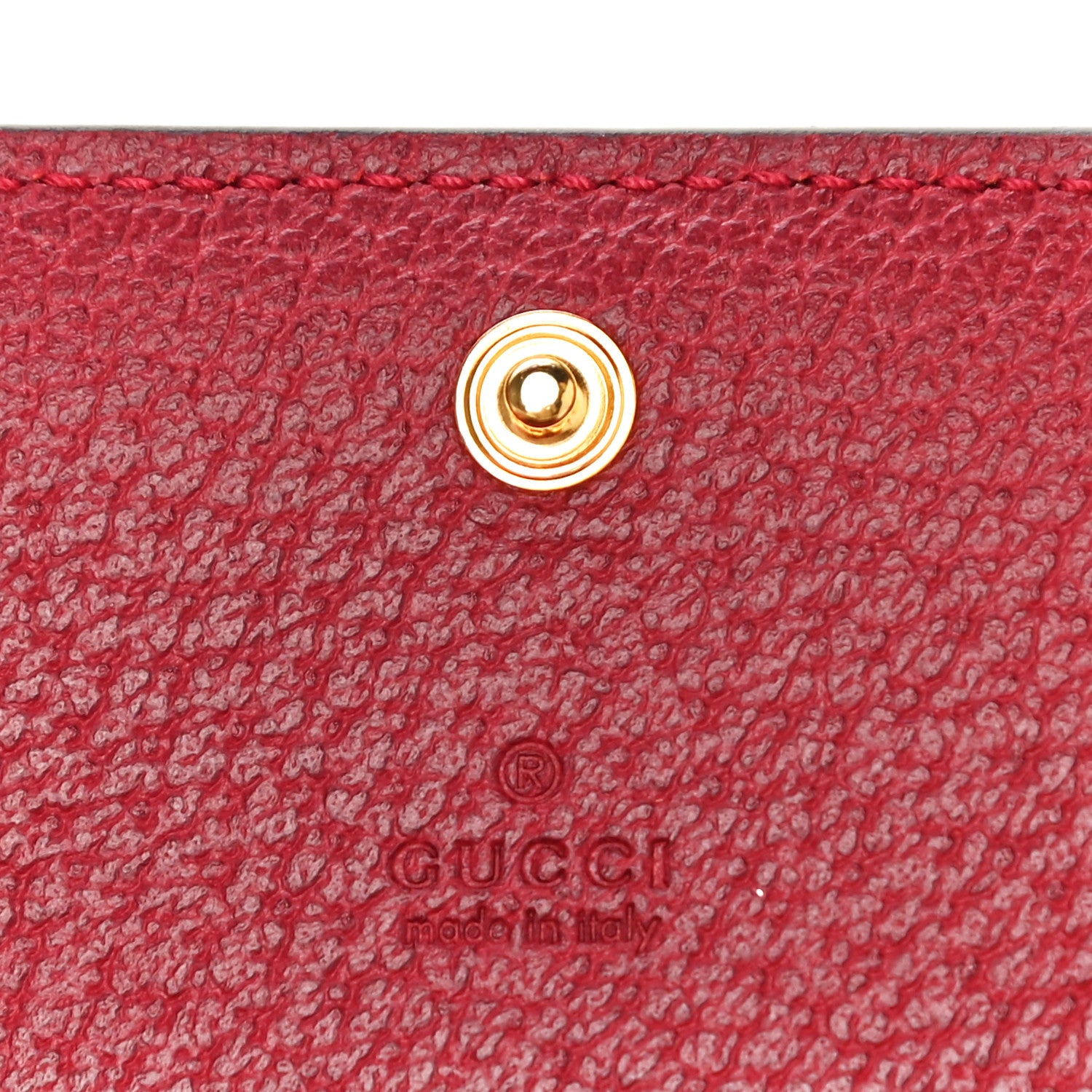 Gucci GG Supreme Monogram Flora Web Ophidia Card Case Red 6 of 9