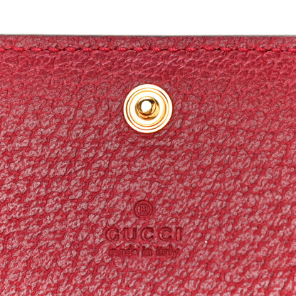 Gucci GG Supreme Monogram Flora Web Ophidia Card Case Red 6 of 9