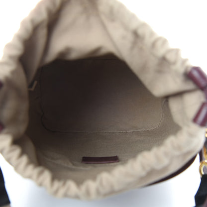 Chloe Smooth Calfskin Mini Roy Bucket Bag Plum Purple 5 of 18