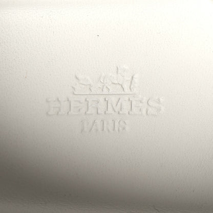 Hermes Calfskin Perforated Calfskin Cross Sneakers 39 White 8 of 8