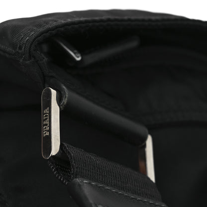 Prada Nylon Vela Flat Messenger Bag Black 14 of 16