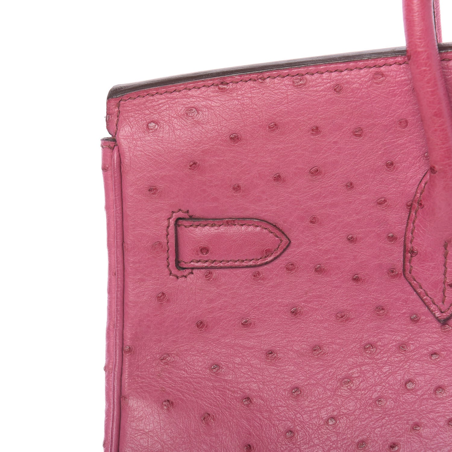 Hermes Ostrich Birkin 35 Fuchsia 29 of 36