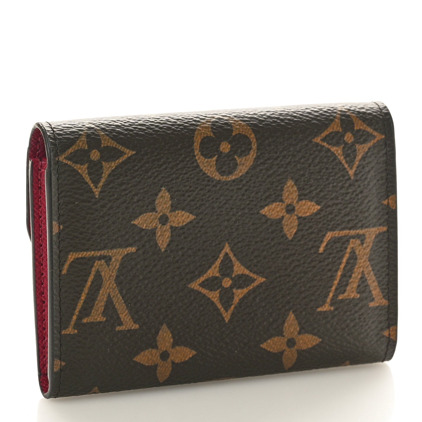 Monogram Rosalie Coin Purse Fuchsia