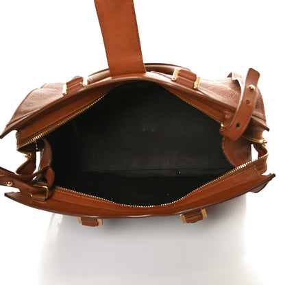 Saint Laurent Calfskin Small Classic Y Cabas Cognac 5 of 10