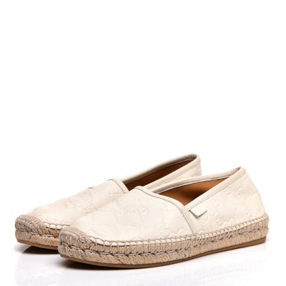 Gucci Guccissima Signature Espadrilles 36 Mystic White 3 of 8