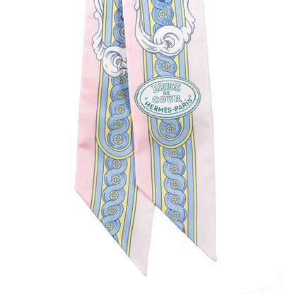 Hermes Silk Bride De Cour Twilly Rose Pale Ciel 2 of 4