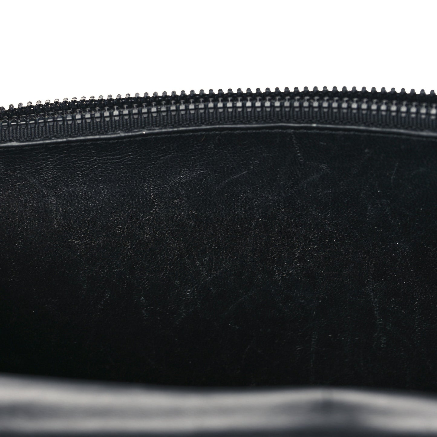 Grained Calfskin Car Flap Bag Black