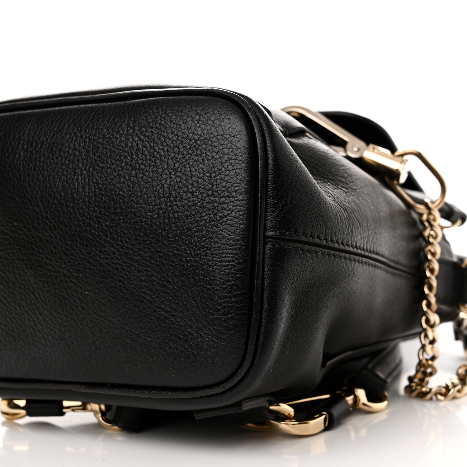 Chloe Suede Calfskin Mini Faye Backpack Black 9 of 11