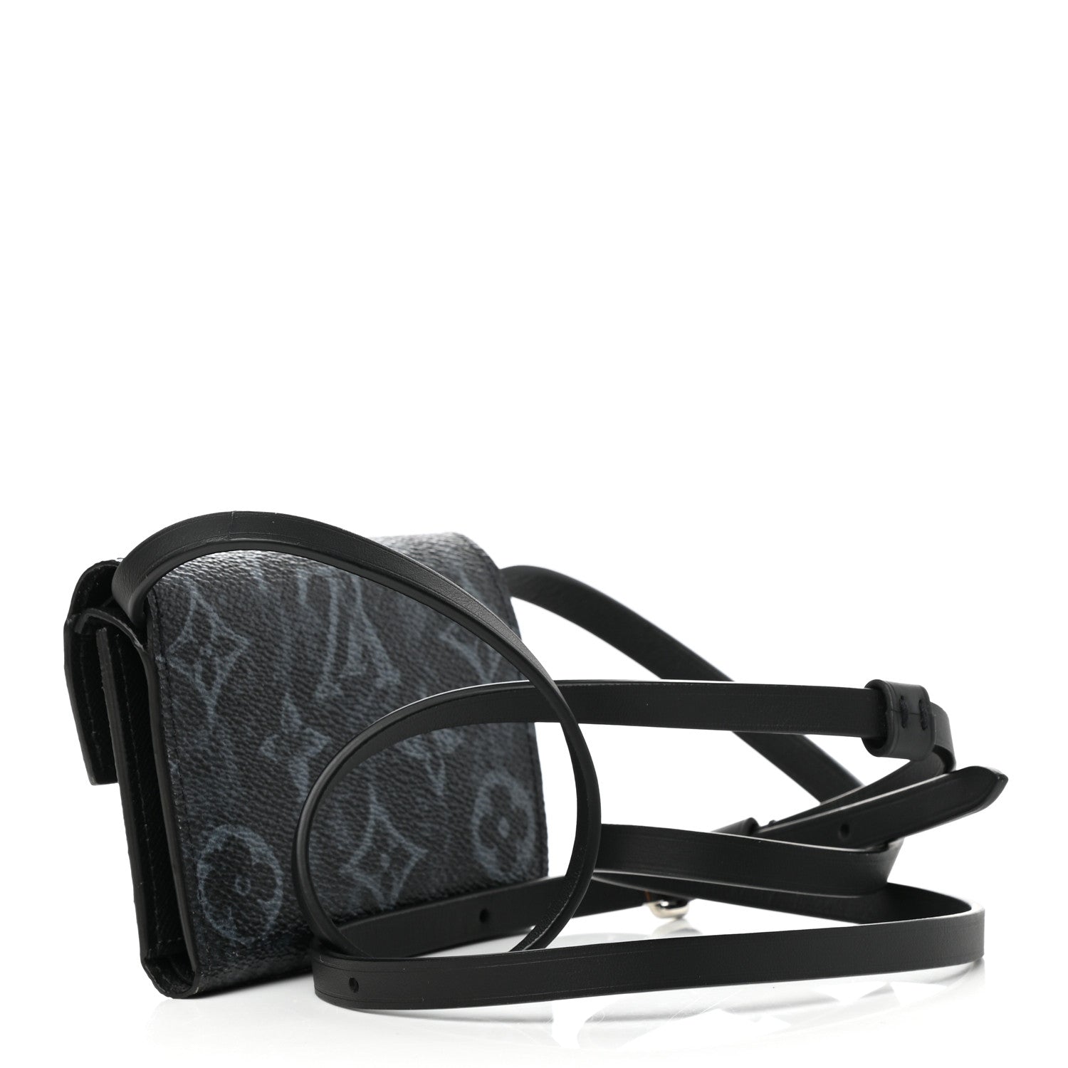 Louis Vuitton Monogram Pastel Cross Card Holder Black 2 of 8