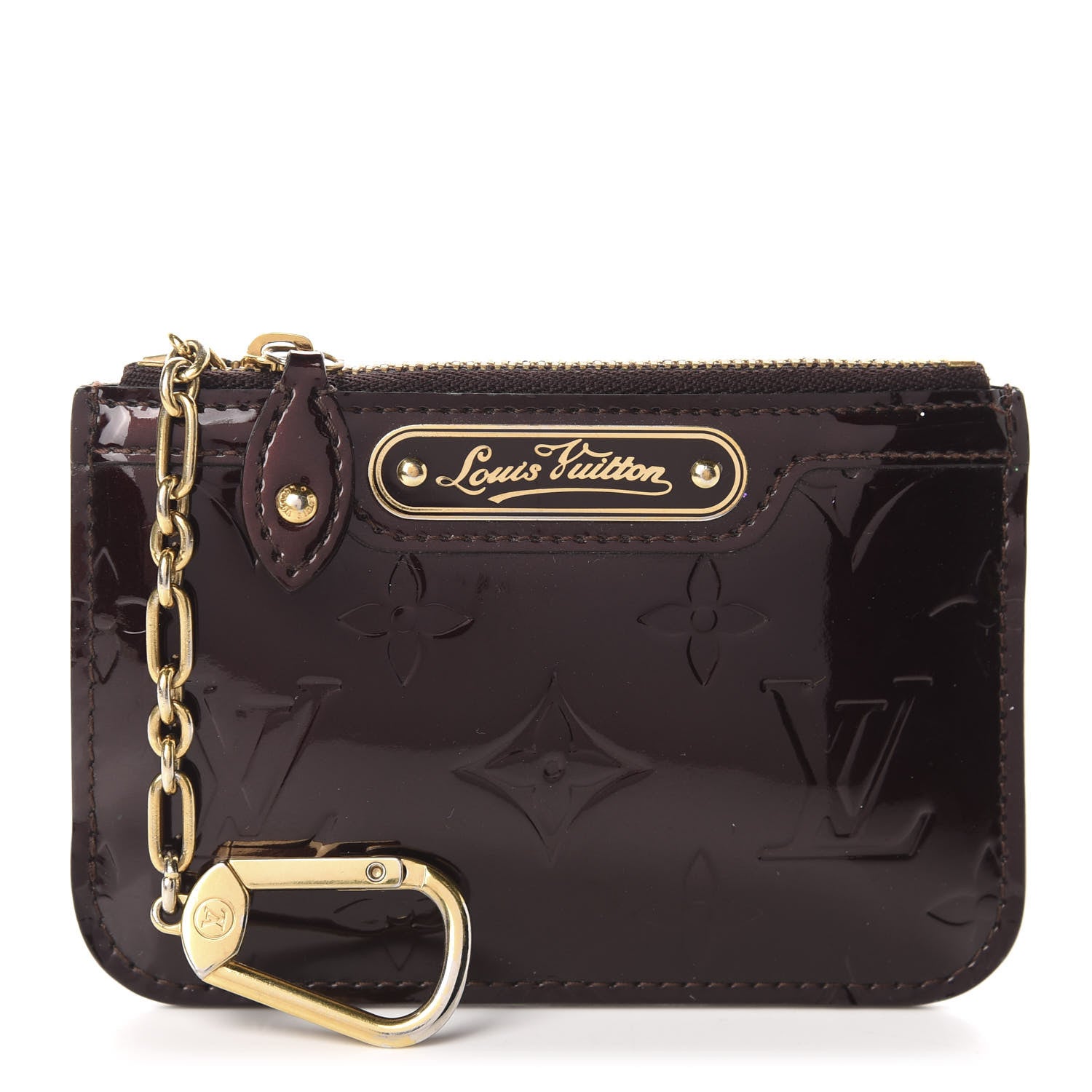 Louis Vuitton Vernis Key Pouch Amarante 1 of 6