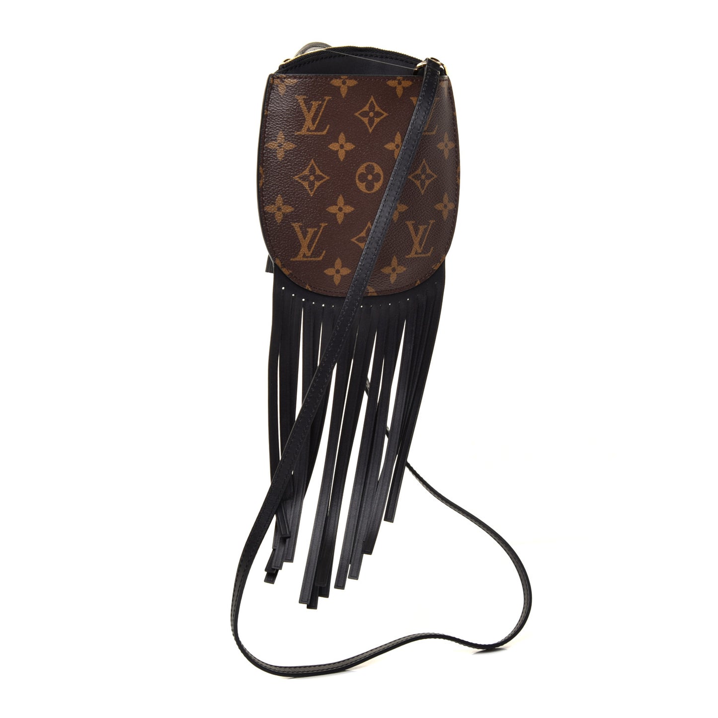 Monogram Fringed Mini Noe
