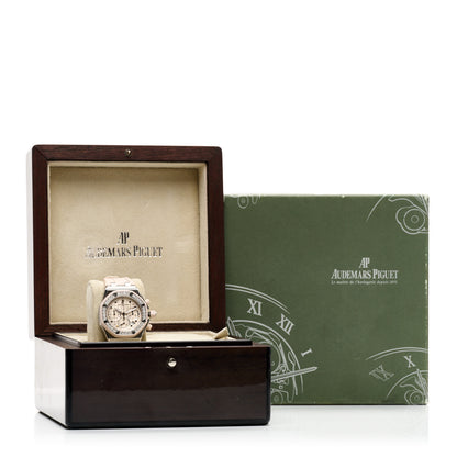 Audemars Piguet Stainless Steel Rubber Diamond Bezel 37mm Royal Oak Offshore Lady Chronograph Automatic Watch Champagne 26048SK.ZZ.D082CA.01 5 of 5