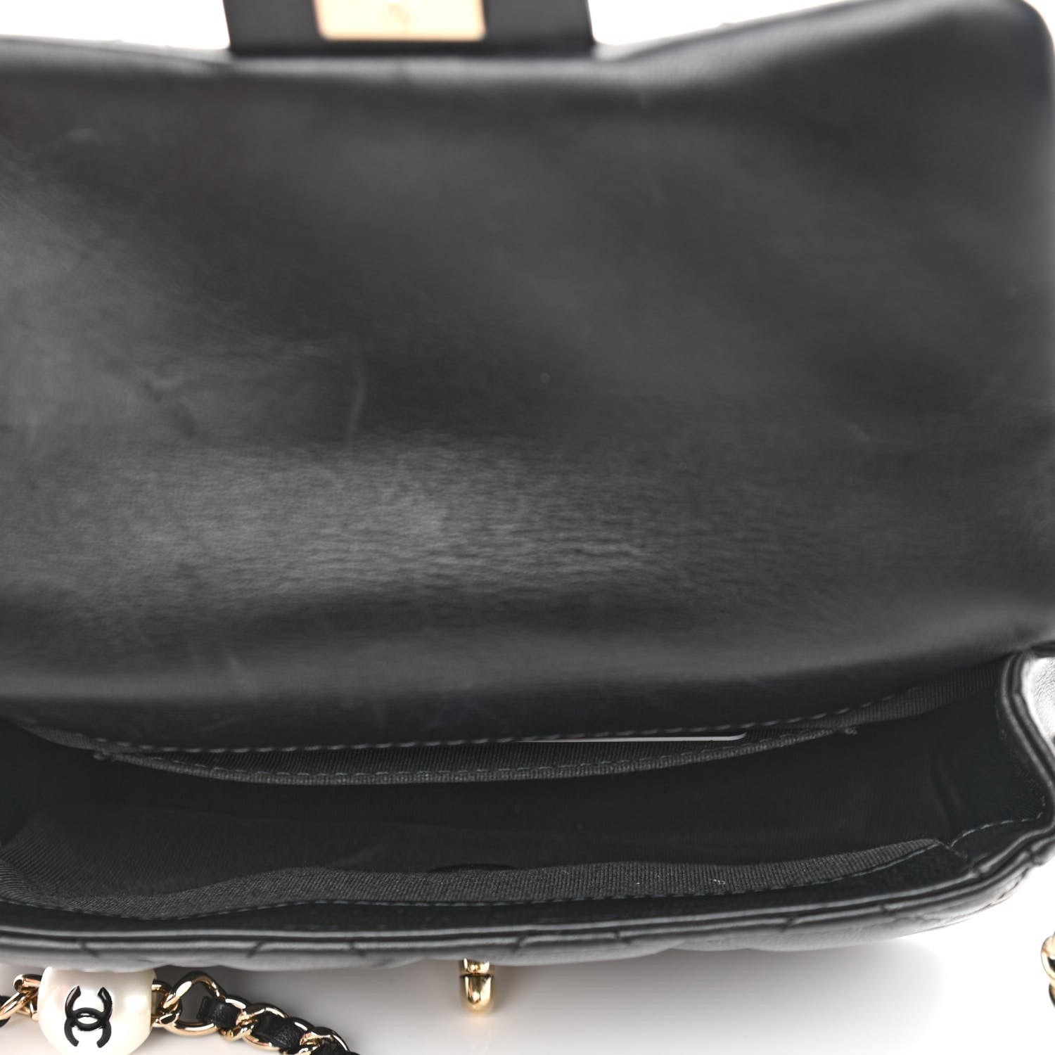 Chanel Lambskin Quilted Mini My Precious Flap Black 5 of 12