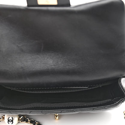 Chanel Lambskin Quilted Mini My Precious Flap Black 5 of 12