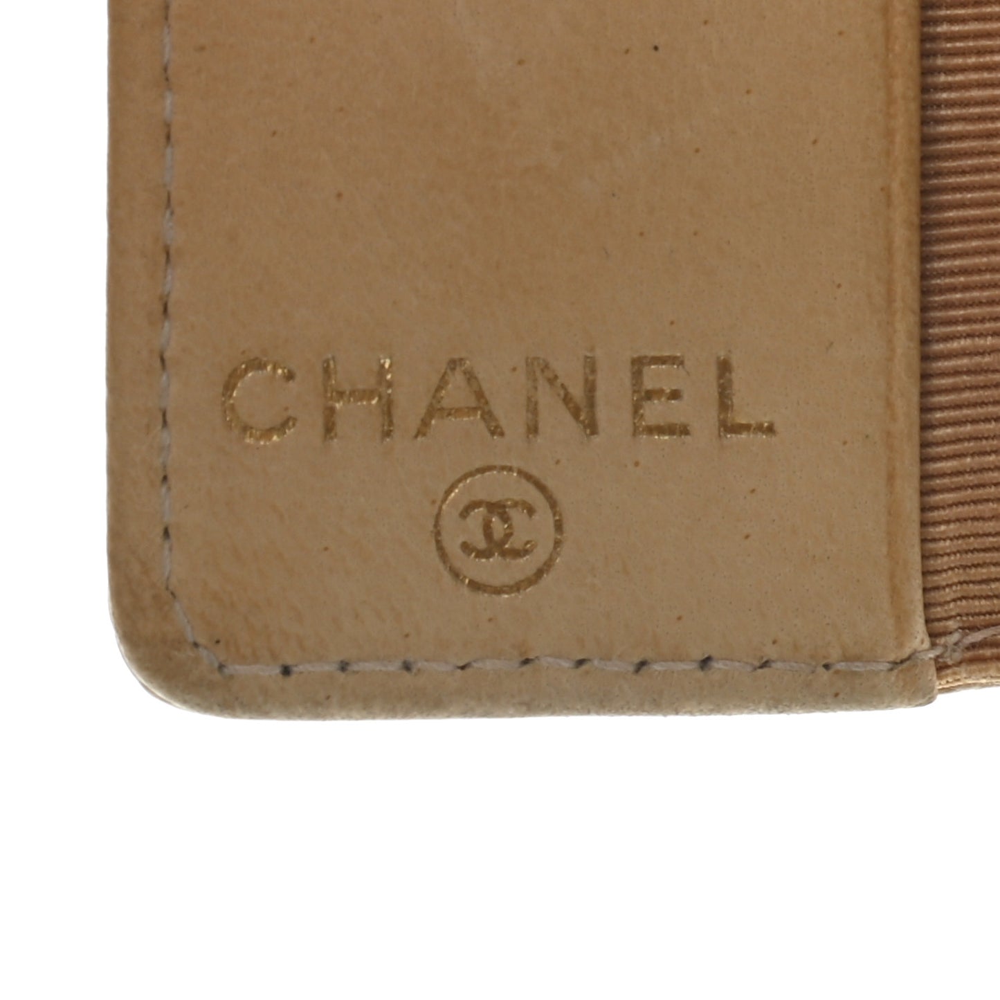 Caviar Timeless CC 6 Key Holder Case Beige