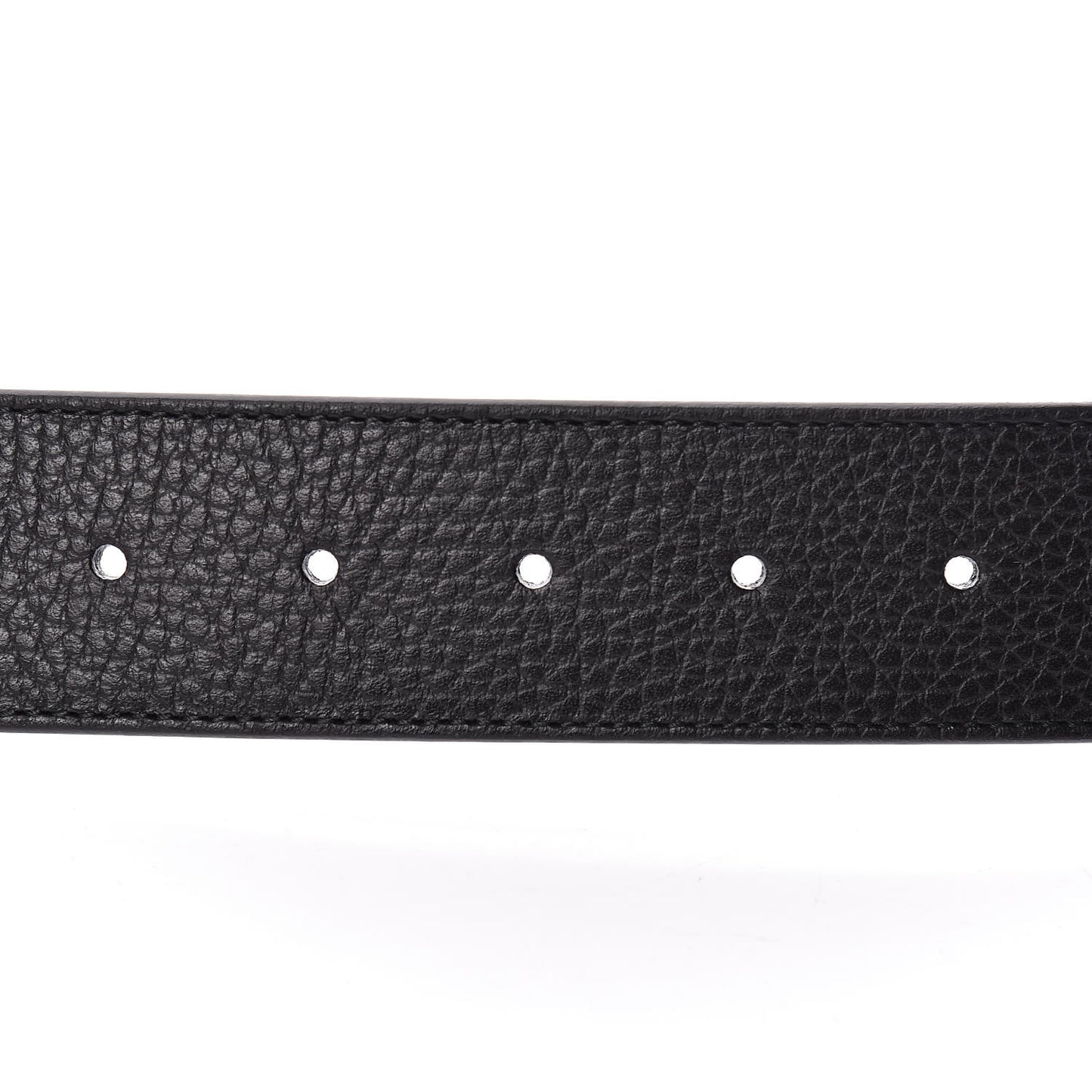 Dollar Calfskin 1973 Reversible Belt 85 34 Black Mineral Blue