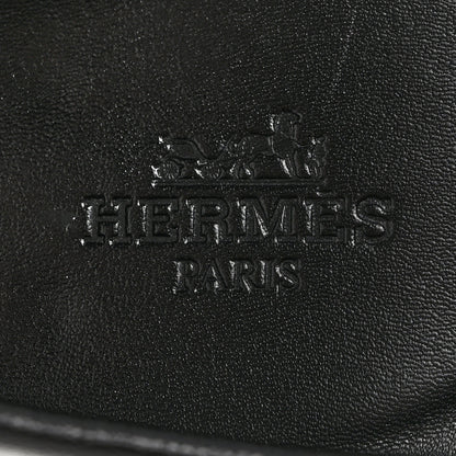 Hermes Goatskin Womens Paris Loafers 38 Black 8 of 9