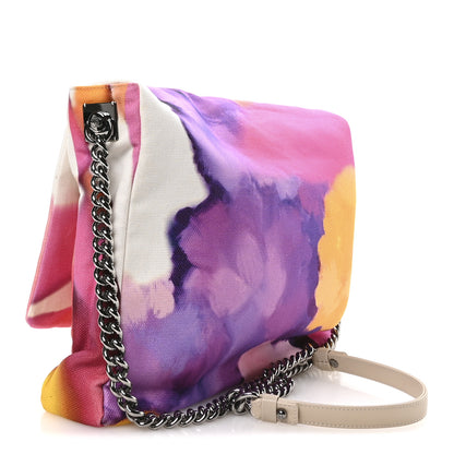 Chanel Printed Canvas Flower Power Messenger Flap 3 of 10