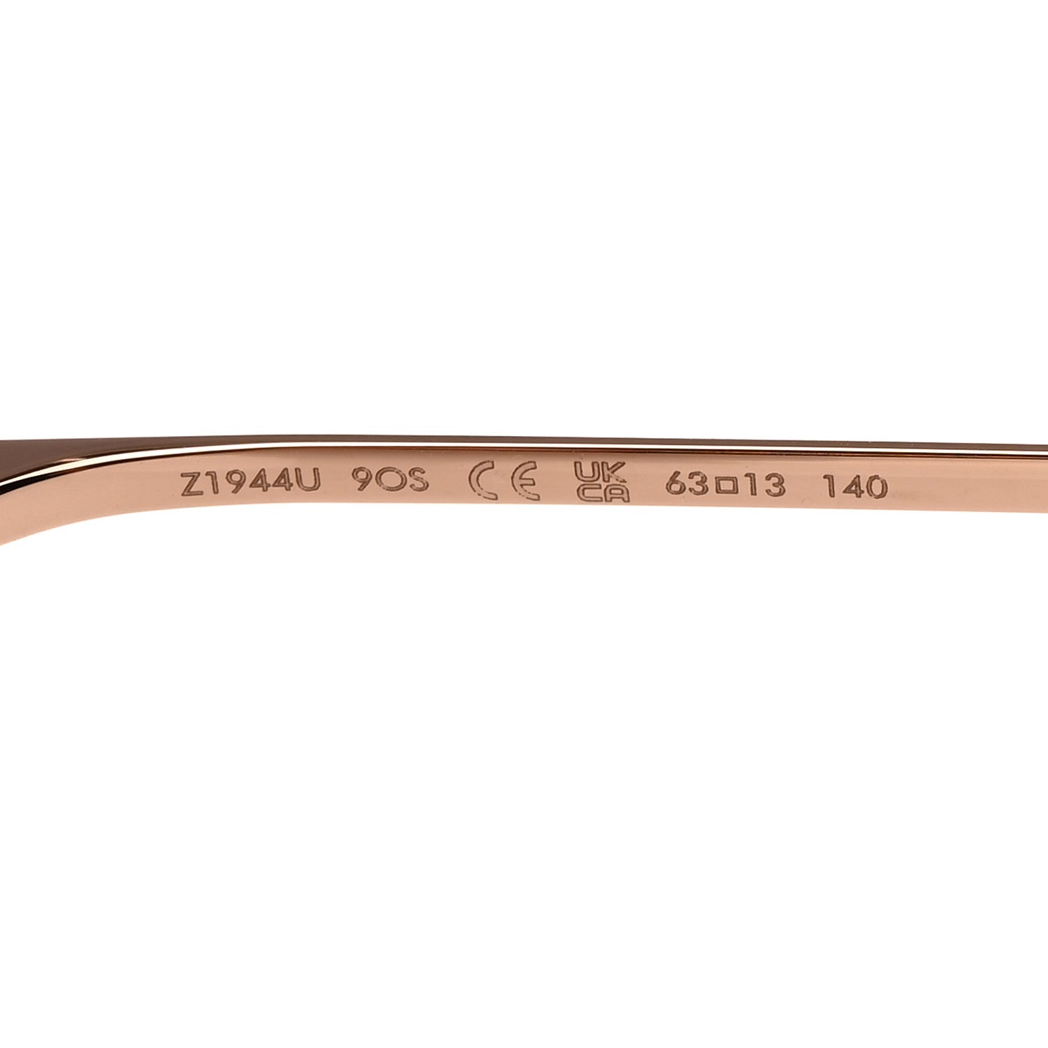 Louis Vuitton Metal LV Halo Cat Eye Sunglasses Z1944U Pink Gold 6 of 8