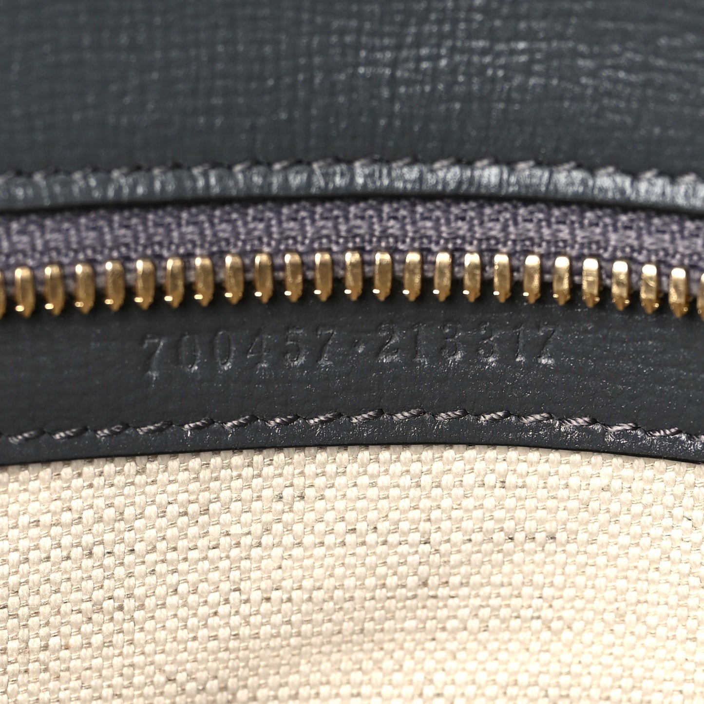 Azalea Calfskin Web Horsebit 1955 Shoulder Bag Graphite Grey