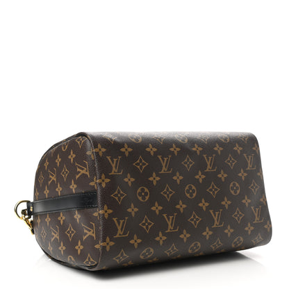 Louis Vuitton Monogram My World Tour Speedy Bandouliere 30 Black 4 of 11
