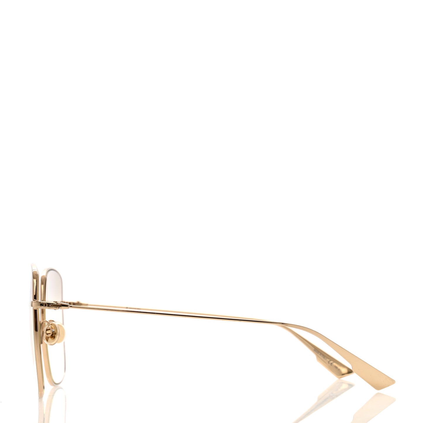 Metal Stellaire 1 Square Sunglasses Gold