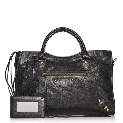 Balenciaga Agneau Classic Gold Hardware City Black 1 of 8