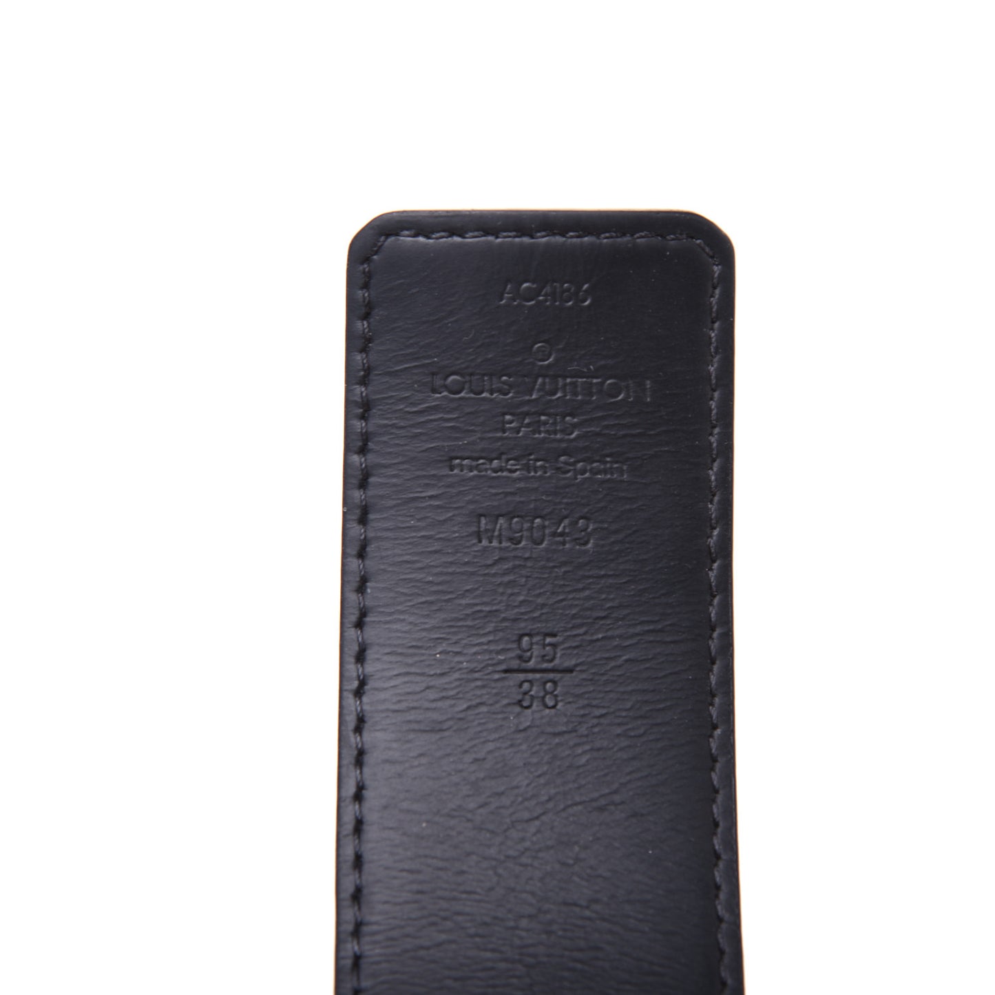 Monogram Eclipse Taigarama 40mm LV Initiales Reversible Belt 95 38 Black