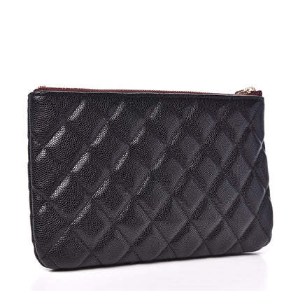 Chanel Caviar Quilted Small Pouch Black 2 of 7
