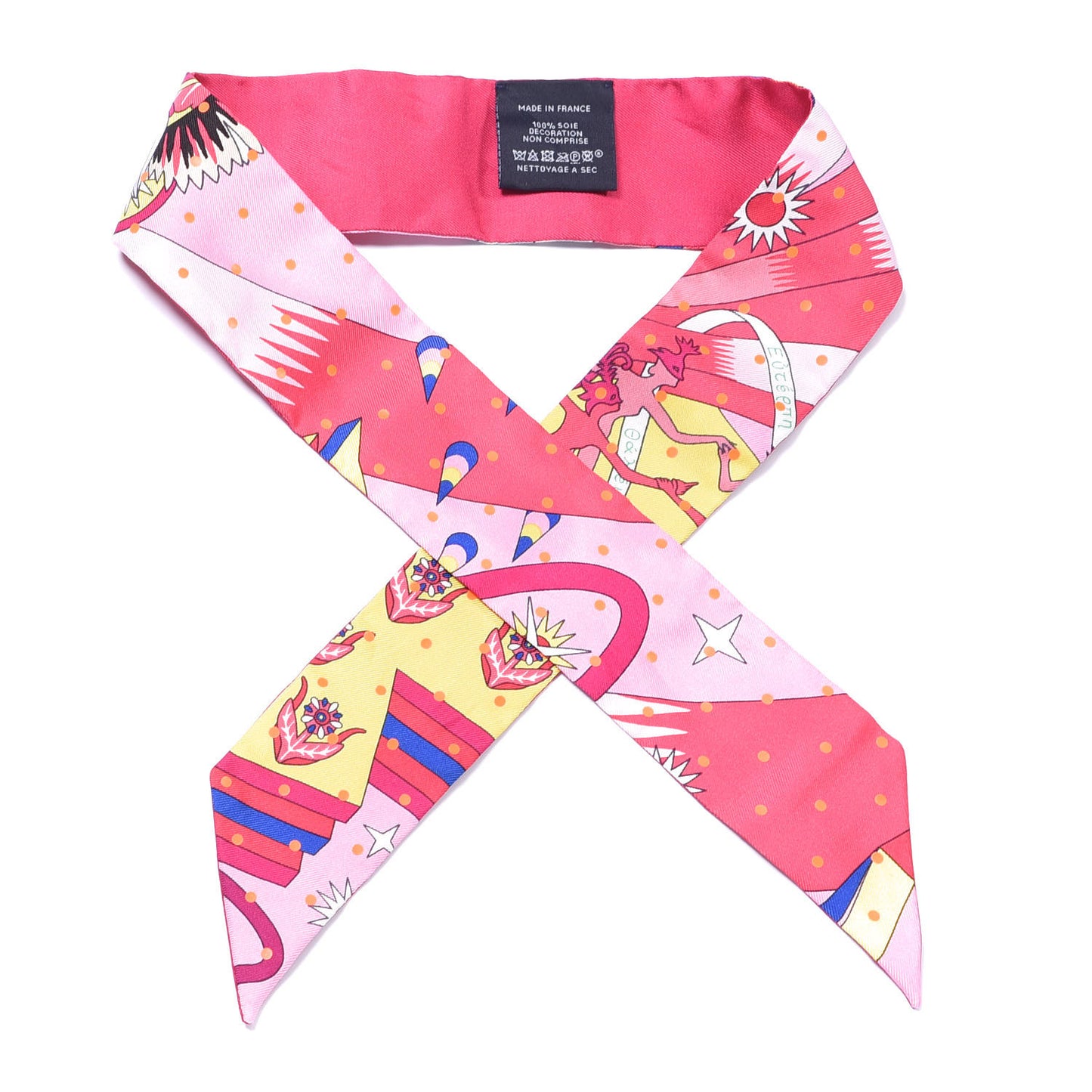 Silk Plumetis Twilly Rose