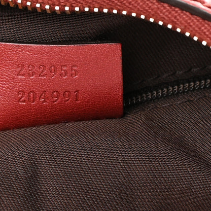 Gucci Monogram Medium Sukey Hobo Red 6 of 13