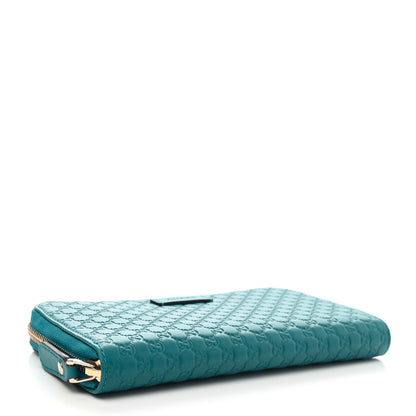 Gucci Microguccissima Zip Around Wallet Deep Cobalt 4 of 8