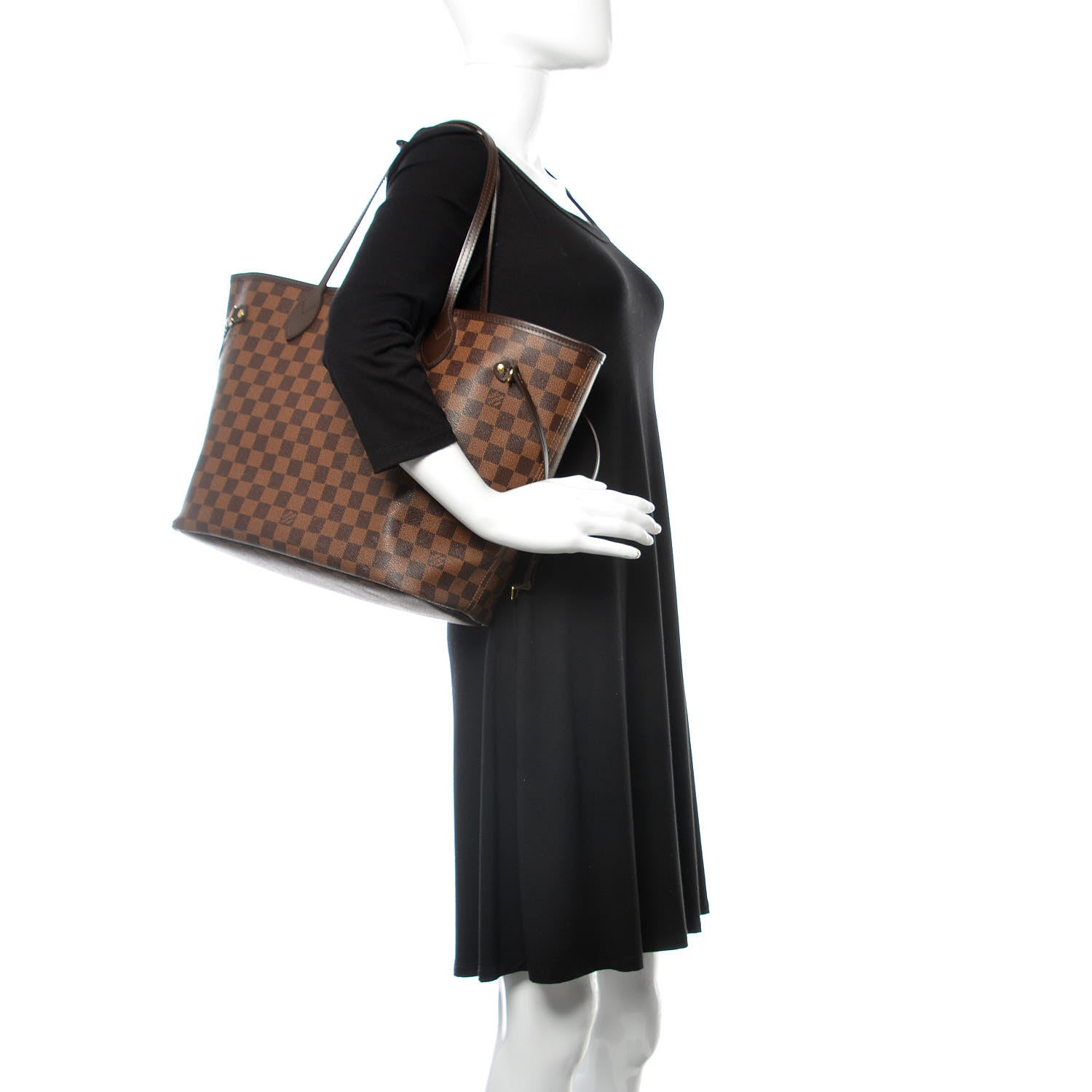Louis Vuitton Damier Ebene Neo Neverfull MM 2 of 14
