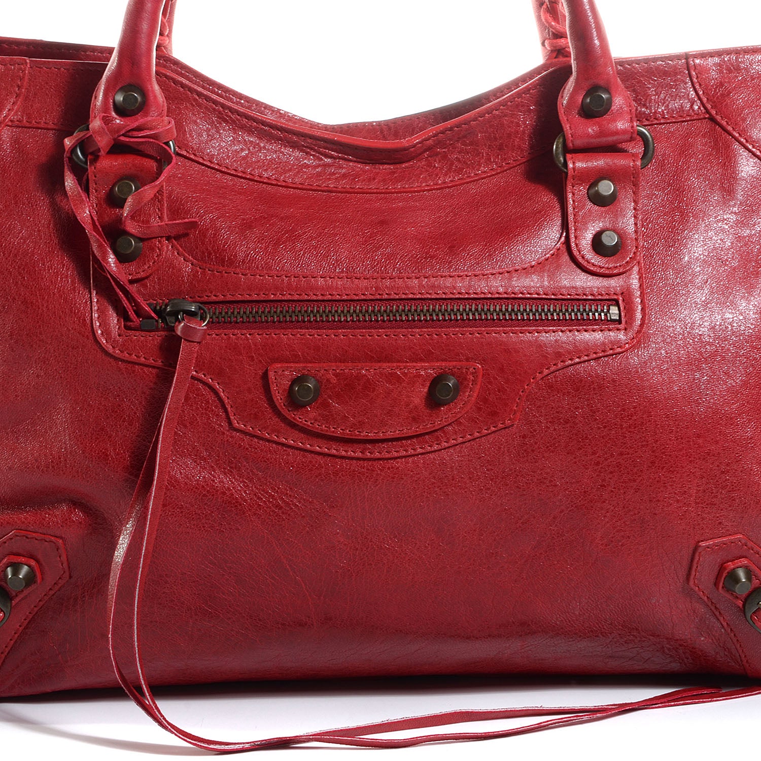 Balenciaga Chevre Classic Hardware City Rouge Vif 11 of 11