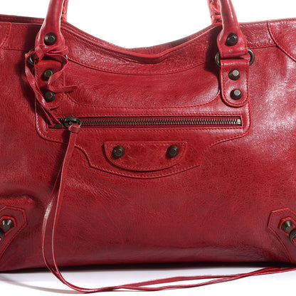 Balenciaga Chevre Classic Hardware City Rouge Vif 11 of 11