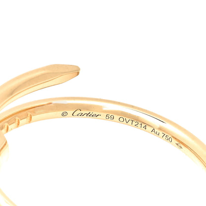 Cartier 18K Yellow Gold Small Juste Un Clou Ring 59 8.75 5 of 5
