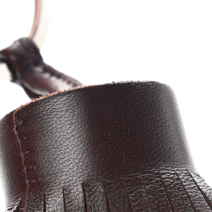 Hermes Lambskin Tri-Color Carmen Tassel Key Holder 5 of 5