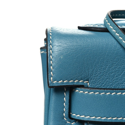 Hermes Evercolor Kelly Retourne 32 Bleu Jean 13 of 13