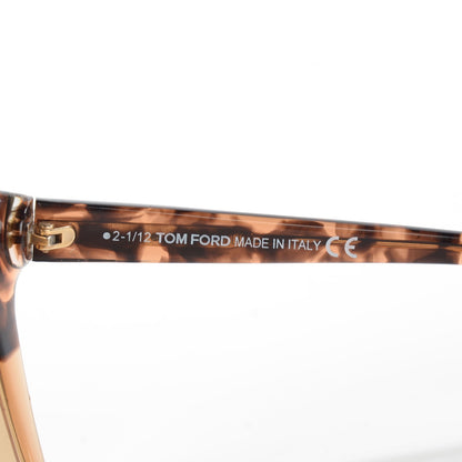 Tom Ford Carli Oversize Square Cateye Sunglasses TF295 Blonde Havana 5 of 7