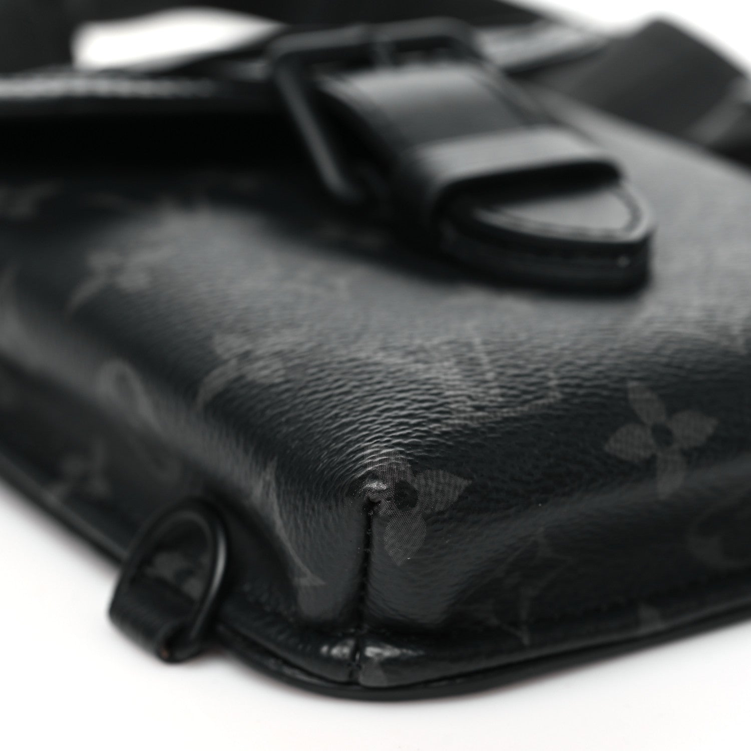 Louis Vuitton Monogram Eclipse Saumur Slingbag Black 8 of 9