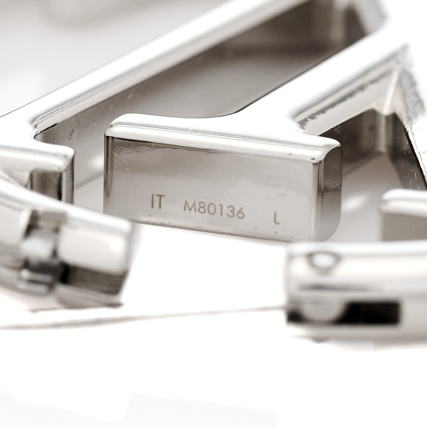 Palladium Louise Hoop Earrings Silver