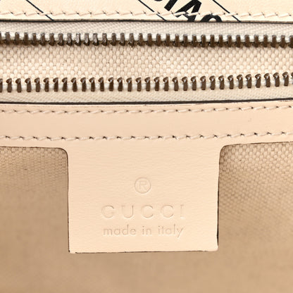Gucci X BALENCIAGA Calfskin Matelasse Logo Print Small GG Marmont Shoulder Bag White 6 of 8