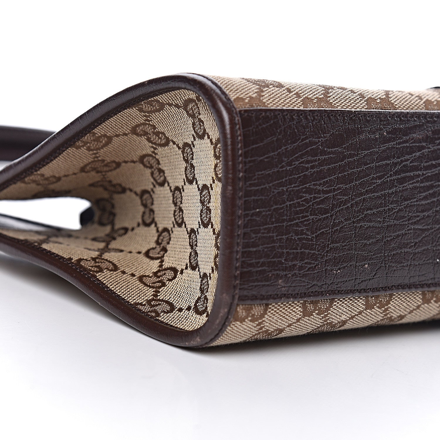 Gucci Monogram Small Bardot Bag Dark Brown 12 of 14
