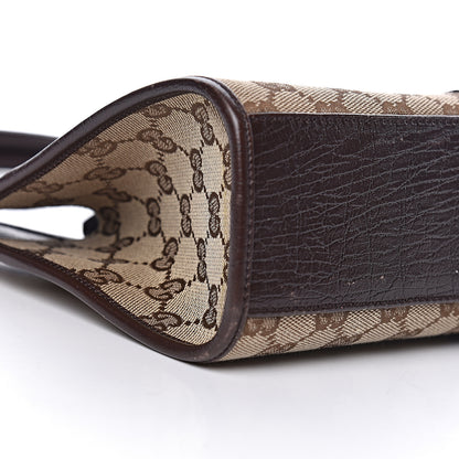 Gucci Monogram Small Bardot Bag Dark Brown 12 of 14